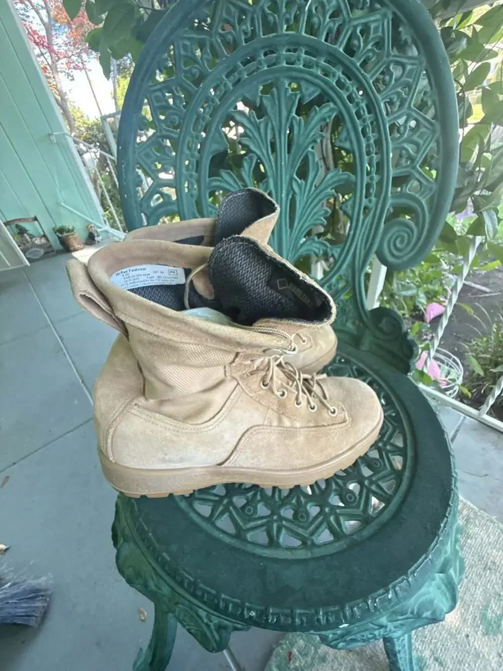McRae Footwear US Army Flight and Combat Vehicle Crewman Gore-Tex Desert Tan Boo